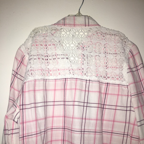 Pink Plaid Top - Picture 2 of 2
